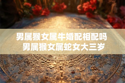 男属猴女属牛婚配相配吗  男属猴女属蛇女大三岁