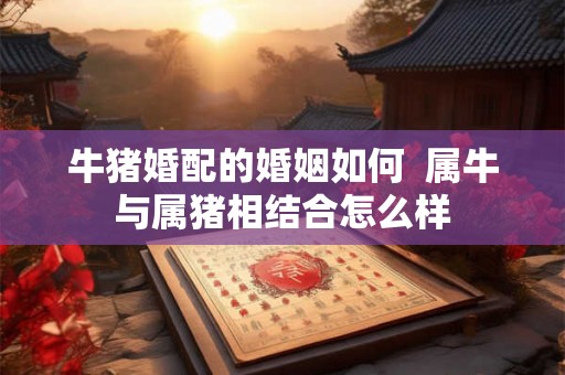 牛猪婚配的婚姻如何  属牛与属猪相结合怎么样