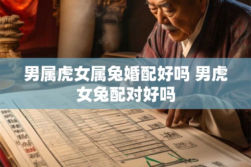 男属虎女属兔婚配好吗 男虎女兔配对好吗