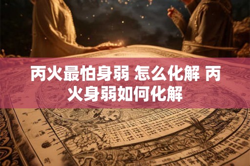 丙火最怕身弱 怎么化解 丙火身弱如何化解