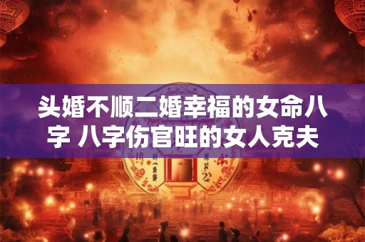 头婚不顺二婚幸福的女命八字 八字伤官旺的女人克夫 头婚不顺二婚幸福的女命八字 八字伤官旺的女人克夫