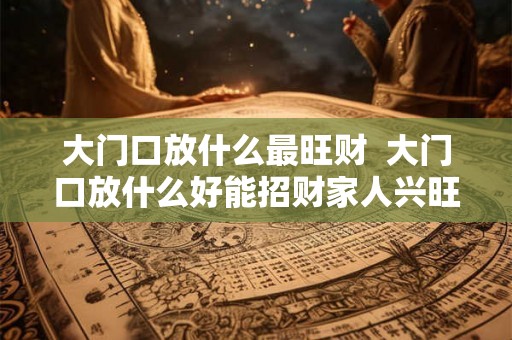 大门口放什么最旺财  大门口放什么好能招财家人兴旺