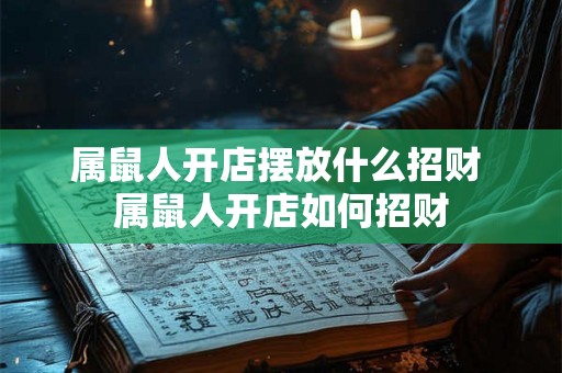 属鼠人开店摆放什么招财 属鼠人开店如何招财