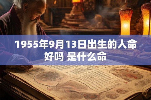 1955年9月13日出生的人命好吗 是什么命
