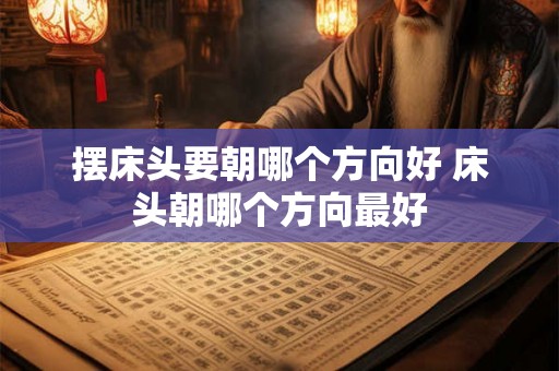 摆床头要朝哪个方向好 床头朝哪个方向最好
