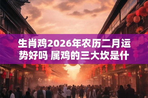 生肖鸡2026年农历二月运势好吗 属鸡的三大坎是什么