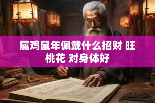 属鸡鼠年佩戴什么招财 旺桃花 对身体好