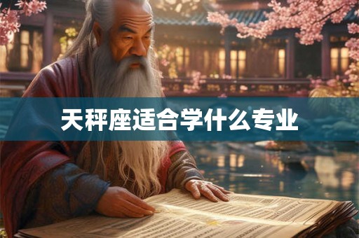 天秤座适合学什么专业