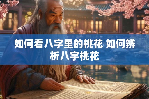 如何看八字里的桃花 如何辨析八字桃花 如何看八字里的桃花 如何辨析八字桃花