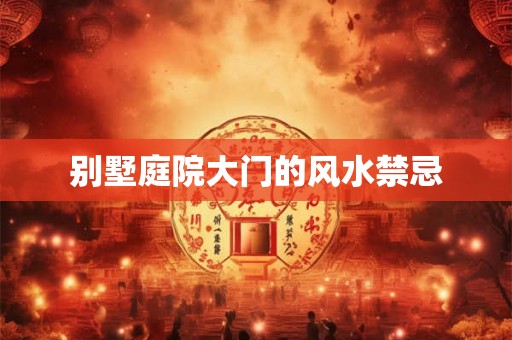 别墅庭院大门的风水禁忌 别墅庭院大门的风水禁忌
