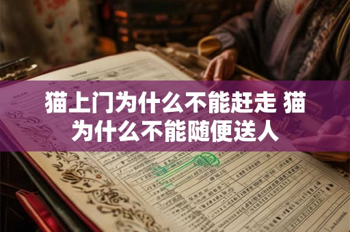 猫上门为什么不能赶走 猫为什么不能随便送人