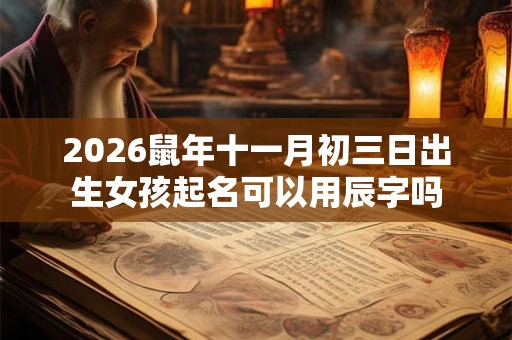 2026鼠年十一月初三日出生女孩起名可以用辰字吗 2026鼠年十一月初三日出生女孩起名可以用辰字吗