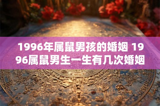 1996年属鼠男孩的婚姻 1996属鼠男生一生有几次婚姻