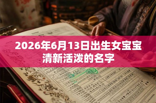 2026年6月13日出生女宝宝清新活泼的名字