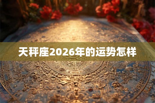 天秤座2026年的运势怎样