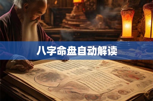 八字命盘自动解读