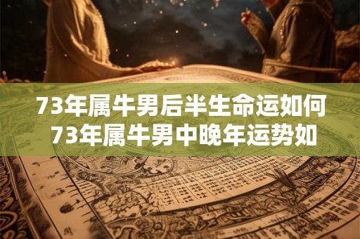 73年属牛男后半生命运如何 73年属牛男中晚年运势如何 73年属牛男后半生命运如何 73年属牛男中晚年运势如何