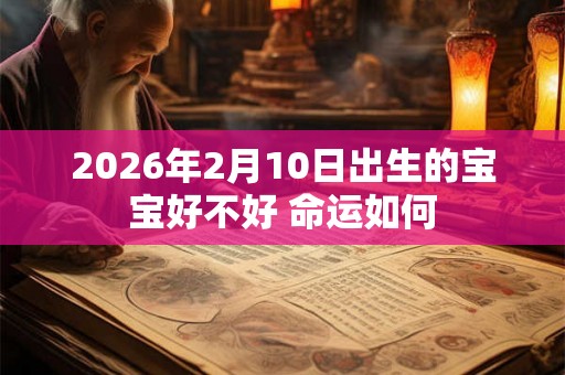 2026年2月10日出生的宝宝好不好 命运如何 2026年2月10日出生的宝宝好不好 命运如何