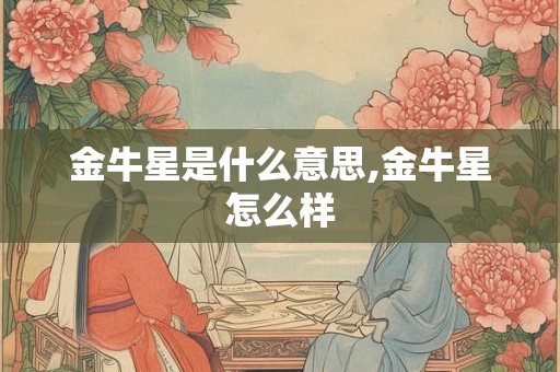 金牛星是什么意思,金牛星怎么样