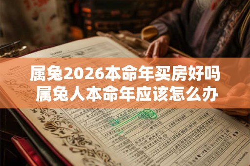 属兔2026本命年买房好吗 属兔人本命年应该怎么办