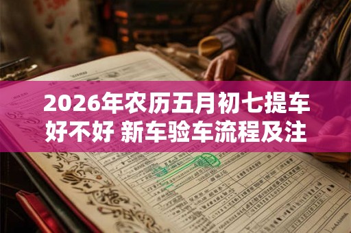 2026年农历五月初七提车好不好 新车验车流程及注意事项