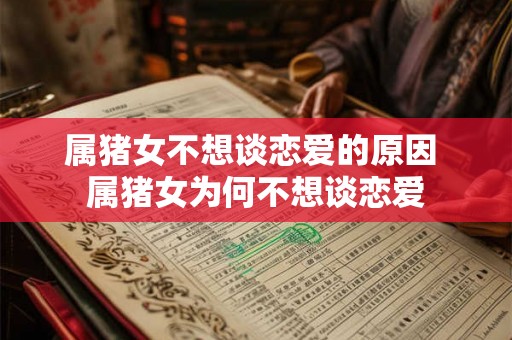 属猪女不想谈恋爱的原因 属猪女为何不想谈恋爱