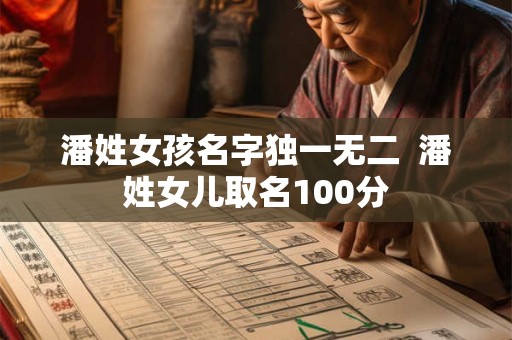 潘姓女孩名字独一无二  潘姓女儿取名100分