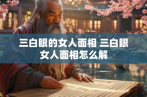 三白眼的女人面相 三白眼女人面相怎么解 三白眼的女人面相 三白眼女人面相怎么解