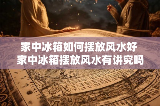家中冰箱如何摆放风水好 家中冰箱摆放风水有讲究吗