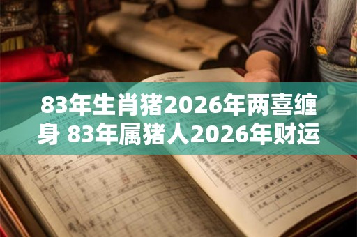 83年生肖猪2026年两喜缠身 83年属猪人2026年财运方位