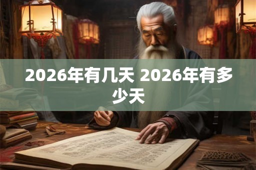 2026年有几天 2026年有多少天 2026年有几天 2026年有多少天