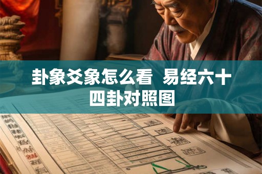 卦象爻象怎么看  易经六十四卦对照图