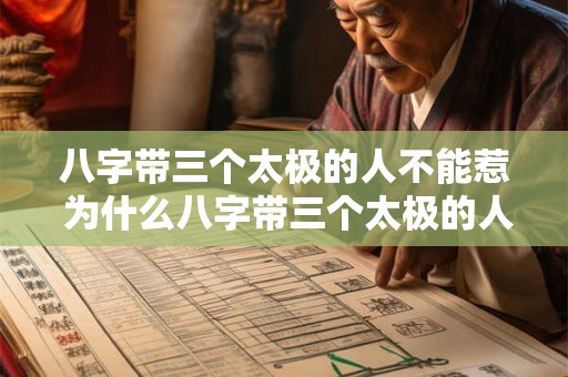 八字带三个太极的人不能惹 为什么八字带三个太极的人不能惹 八字带三个太极的人不能惹 为什么八字带三个太极的人不能惹
