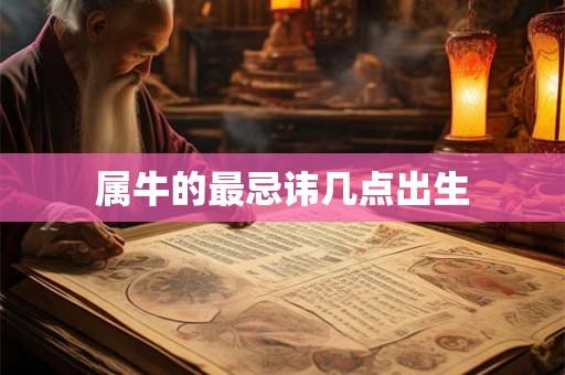 属牛的最忌讳几点出生