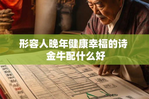 形容人晚年健康幸福的诗 金牛配什么好 形容人晚年健康幸福的诗 金牛配什么好