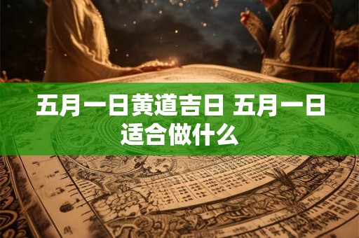 五月一日黄道吉日 五月一日适合做什么