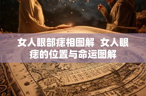 女人眼部痣相图解  女人眼痣的位置与命运图解