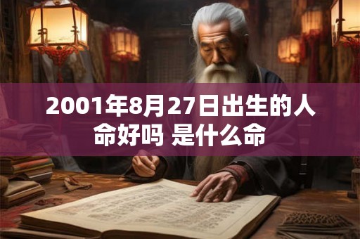 2001年8月27日出生的人命好吗 是什么命