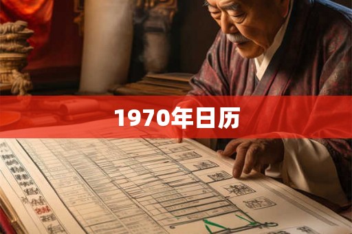 1970年日历