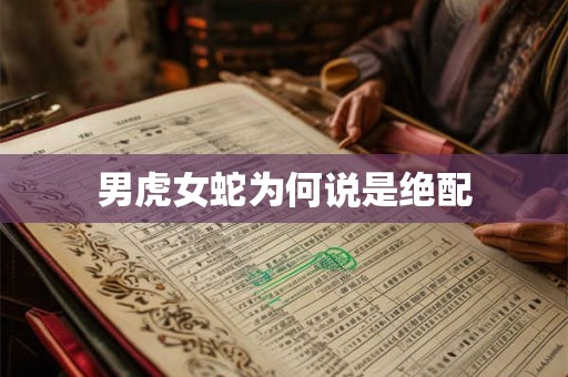 男虎女蛇为何说是绝配