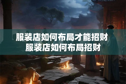 服装店如何布局才能招财 服装店如何布局招财