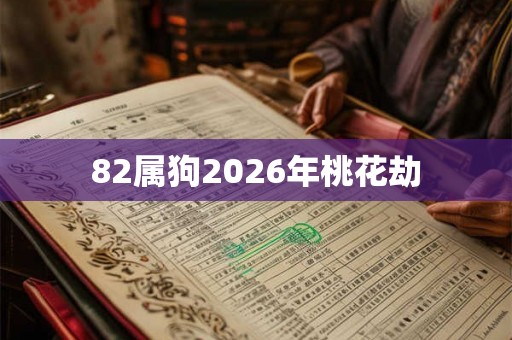 82属狗2026年桃花劫