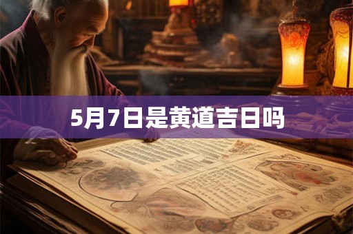 5月7日是黄道吉日吗