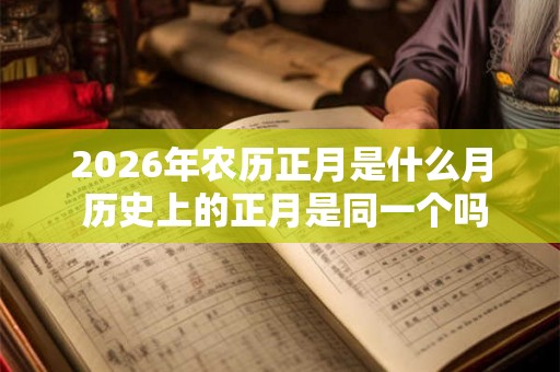 2026年农历正月是什么月 历史上的正月是同一个吗