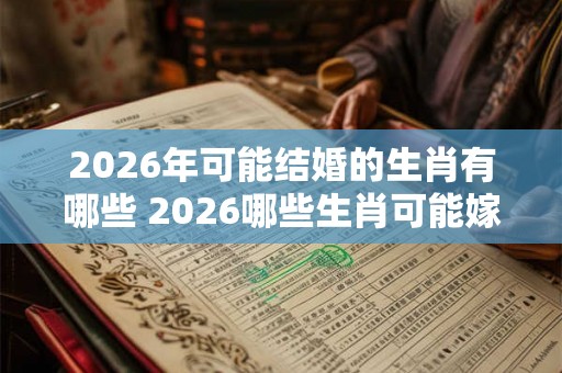 2026年可能结婚的生肖有哪些 2026哪些生肖可能嫁娶