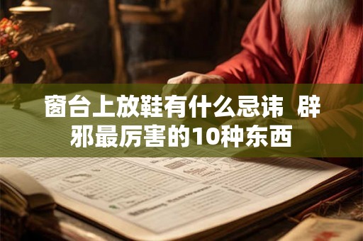 窗台上放鞋有什么忌讳  辟邪最厉害的10种东西
