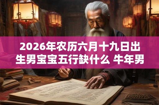 2026年农历六月十九日出生男宝宝五行缺什么 牛年男孩名字推荐