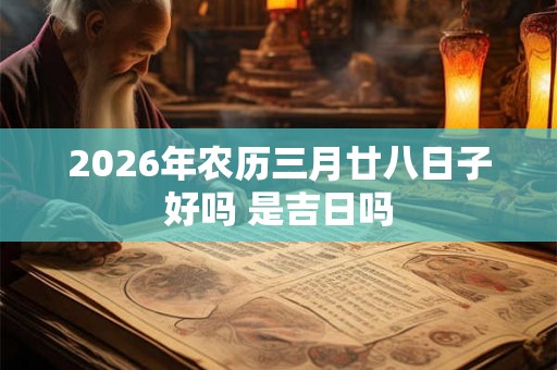 2026年农历三月廿八日子好吗 是吉日吗