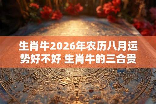 生肖牛2026年农历八月运势好不好 生肖牛的三合贵人是谁 生肖牛2026年农历八月运势好不好 生肖牛的三合贵人是谁