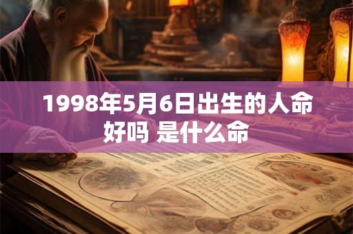 1998年5月6日出生的人命好吗 是什么命